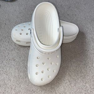 White Crocs